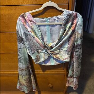 Fashion Nova Elegant Multicolor Blouse